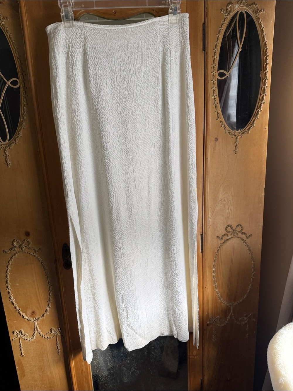 Women's White Maxi Skirt - Elegant Everyday Style
